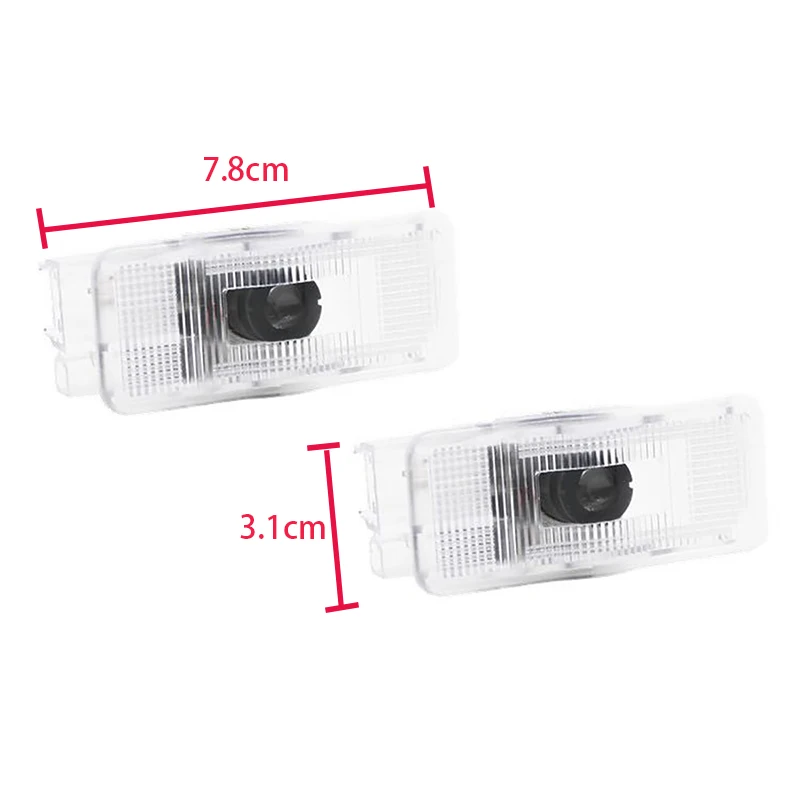 

2PCS Suitable For Peugeot 1007 RCZ 508 5008 206 207 408 306 307 406 407 607 806 807 High Quality HD Led Car Door Welcome Light