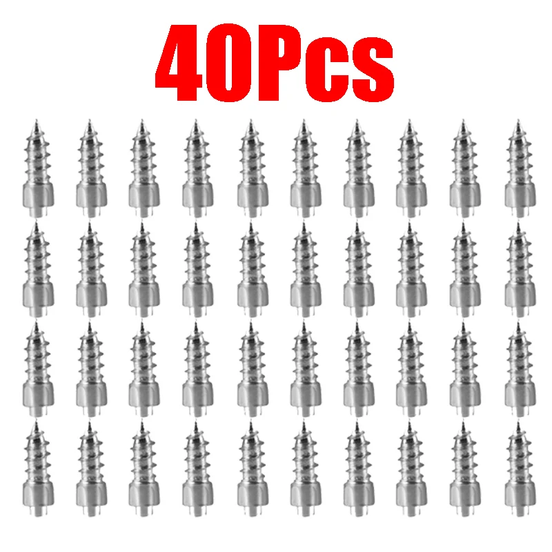 

10-40 шт., шпильки для автомобильных шин, зимние противоскользящие винты для грузовиков, внедорожных мотоциклетных колес, анти-ледовые шипы, универсальные шипы для зимних шин