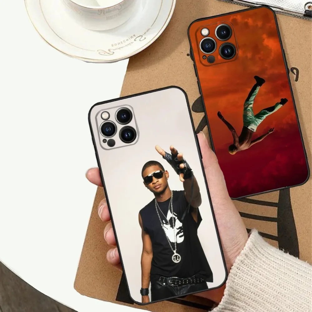Чехол для телефона U-Usher Rapper Apple iPhone 15 14 13 12 11 XS XR X 8 7 Pro Max Plus mini Силиконовый черный
