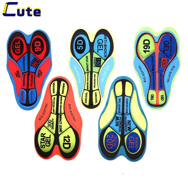 

Дышащие 5D подушки для велосипедных шорт, нижнее белье из силикагеля 9D для езды на велосипеде, аксессуары для езды на велосипеде