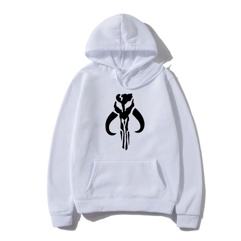 

Мужская толстовка с капюшоном Boba Fet с принтом мандалорианского черепа