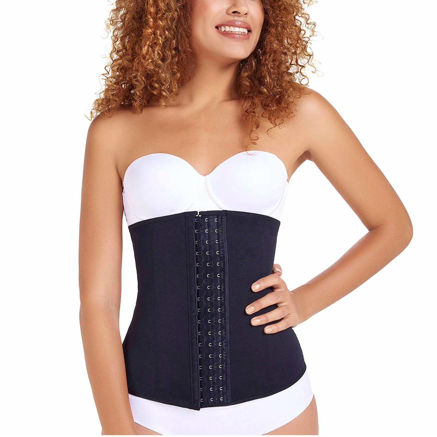 Fajas Colombians Girdles Reducing And Shaper With Three-Button Shaping Belts Waist Trainer Body Shaper