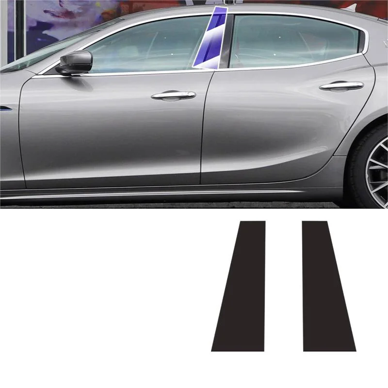 

For Maserati Ghibli 2018-2022 TPU Transparent Protect Film Exterior Windows BC Center Pillar Strips Car Sticker Car Accessories