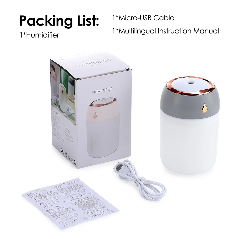 

Портативный Мини USB Увлажнитель Воздуха Аромадиффузор Светодиодный Прохладный Свет Автомобильный Очиститель Для Дома И Автом...