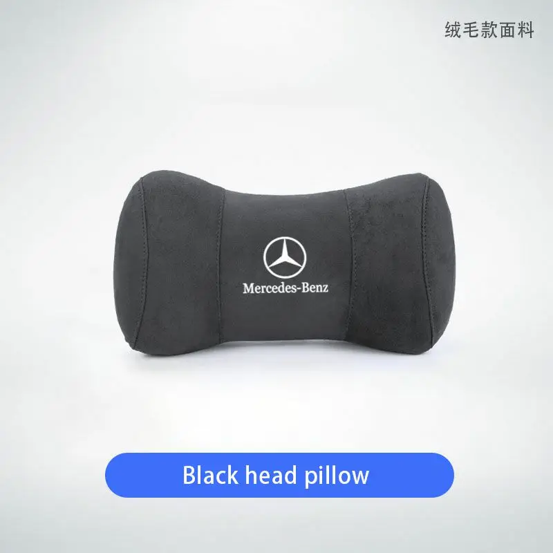 

2025 Горячий автомобильный замшевый подголовник, подушка для шеи, поддержка головы для Mercedes Benz AMG GLE GLS CLS GLC CLA GLA GLK ML C197 R231 W167 W2