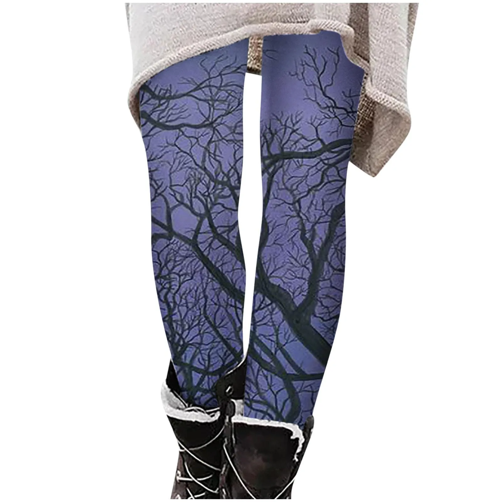

New Halloween Print Pants Woman Sexy Stretch Pant Slim High Waist Legging Female Bottoms Sleep Casual Home Pants