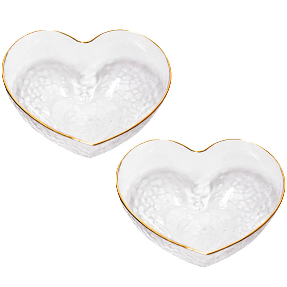 

Bowlbowls Salad Serving Heart Dessert Fruit Cereal Clear Ice Cream Soup Pasta Candy Mixing Dish Snack Shaped Appetizer Sauce