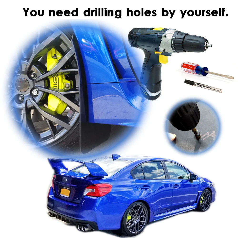 4 шт. универсальные брызговики для пикапа внедорожника фургона |