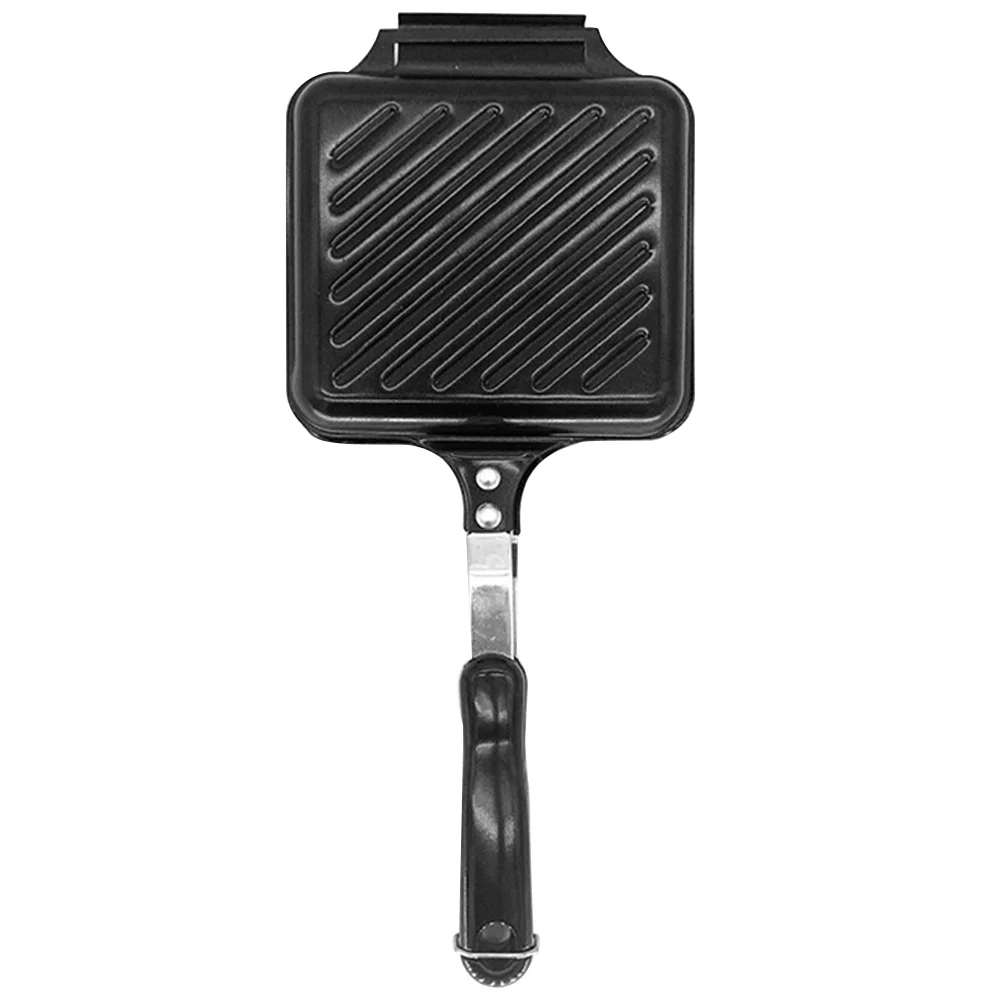 

Sandwich Pan Bread Toaster Press Press Machine Camping Toaster Iron Snack Maker