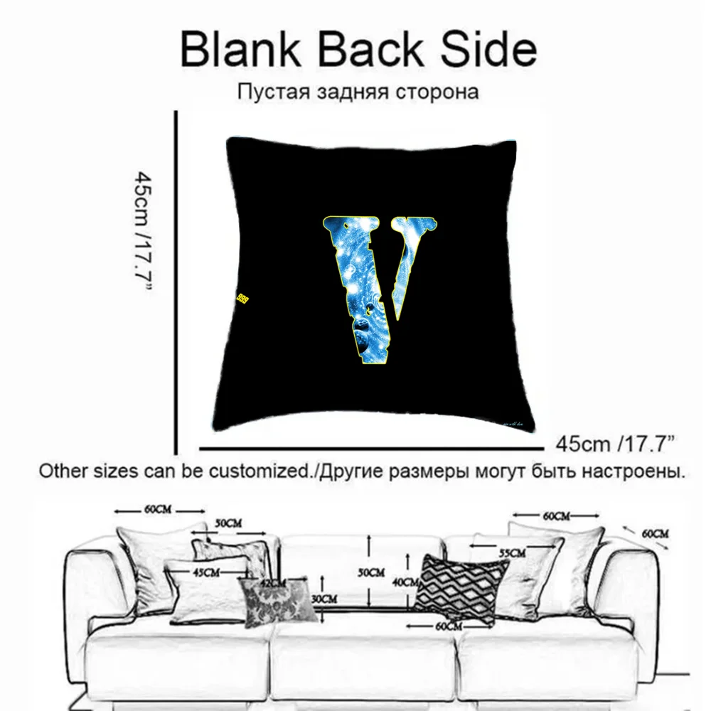 Подушка V-Vlone Квадратные Чехлы Для Подушек Плюшевая Декоративная Наволочка
