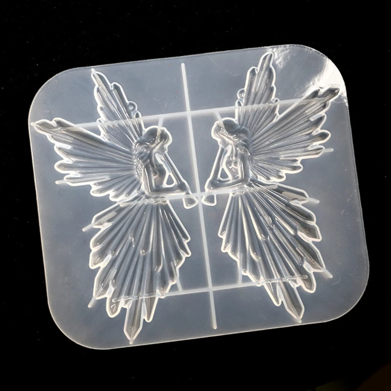 

Украшения ручной работы, зеркальная форма с ангелом и канавкой