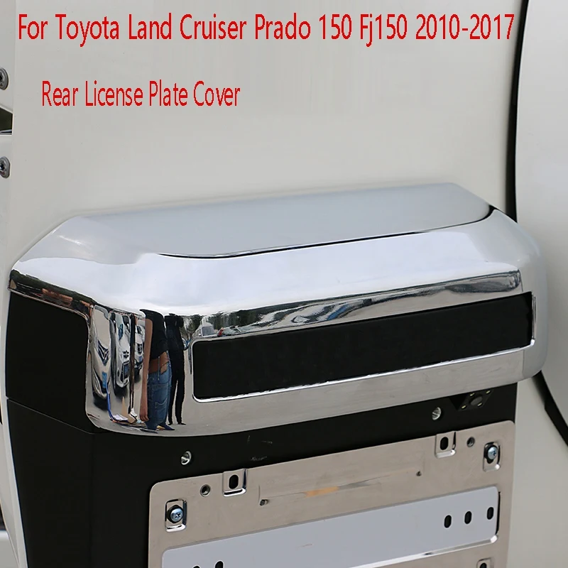 

Car Rear License Plate Cover Rear Door License Plate Frame For Toyota Land Cruiser Prado 150 Fj150 2010-2017