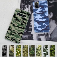 camouflage pattern camo military army phone case for samsung s21 a10 for redmi note 7 9 for huawei p30pro honor 8x 10i cover