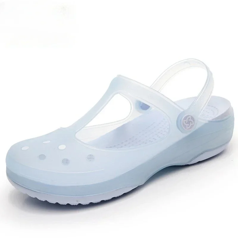 

Сандалии женские садовые из ЭВА, водонепроницаемые пляжные шлепанцы, Классическая обувь для кормления, Рабочая обувь для больниц, медсестер, девушек