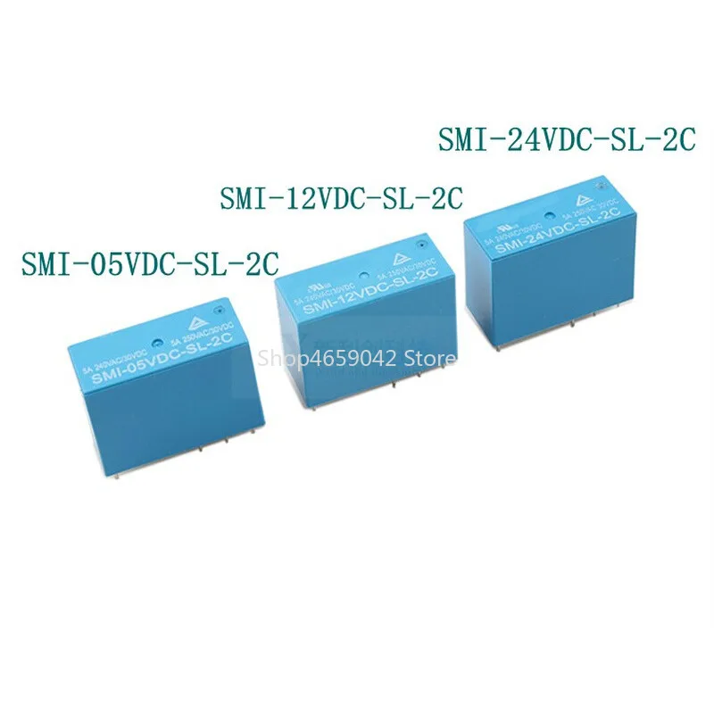 

Силовое реле SMI-05VDC-SL-2C SMI-12VDC-SL-2C SMI-24VDC-SL-2C