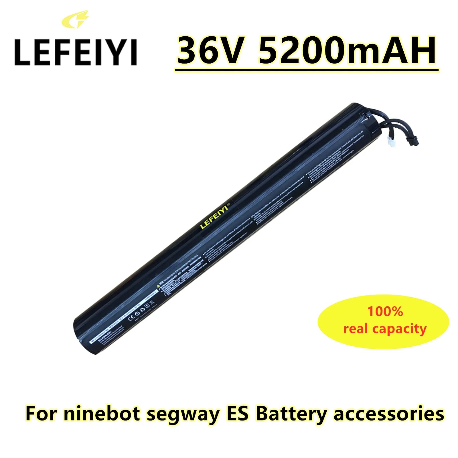 100% Brand New 36V 5200mAh Battery Pack, Suitable for Ninebot Segway Es1 / ES2 / Es3 / Es4 Scooter,Ninebot Segway Scooter Access