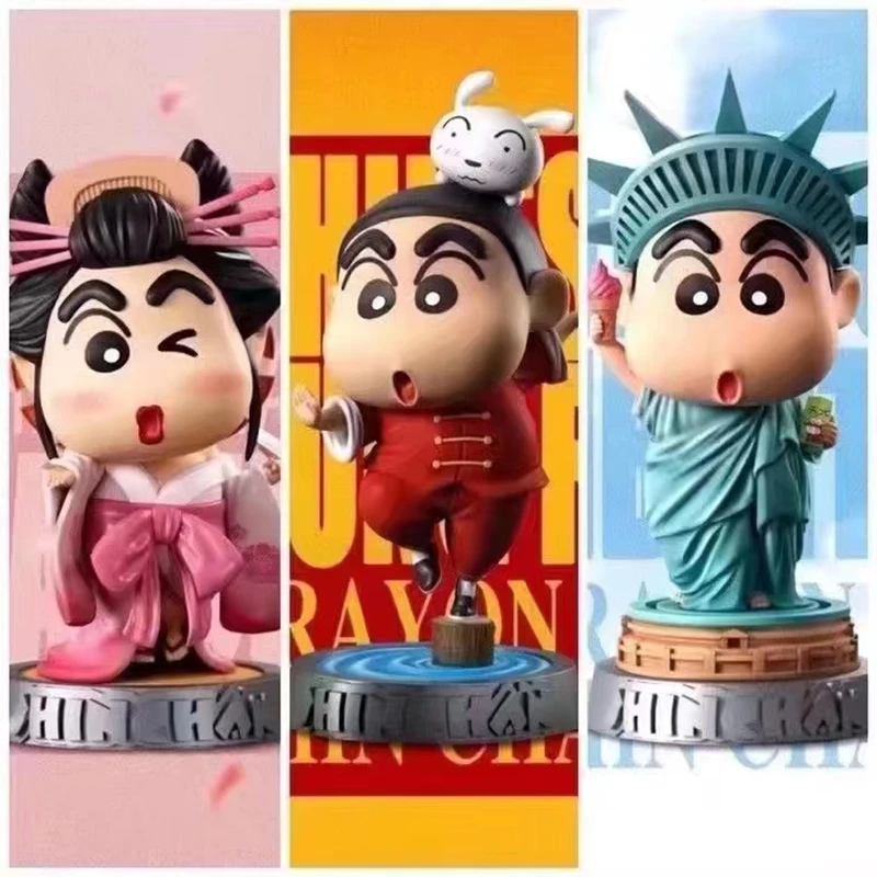 Экшн-фигурка Crayon Shin-chan нохара Shinnosuke Globetrotting серия китайская кунфу Кабуки