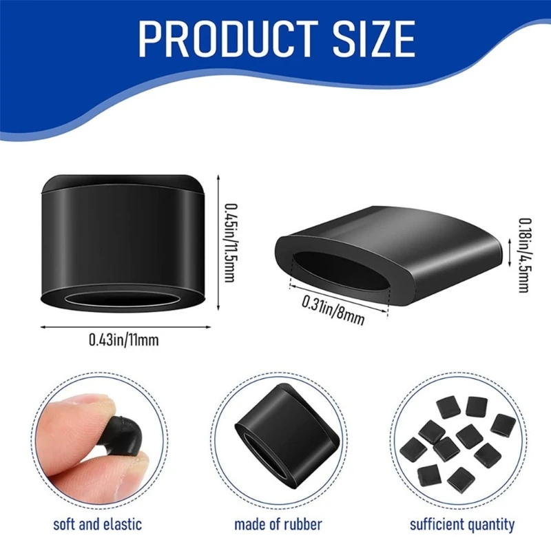 Нескользящие выступы из CPDD Резиновая насадка Поднос для сковороды гриля Поддон