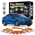 TPKE для Chevrolet Chevy Cruze 2011-2018 автомобильные аксессуары Canbus без ошибок светодиодный интерьер чтение Карта Купол номерной знак светильник