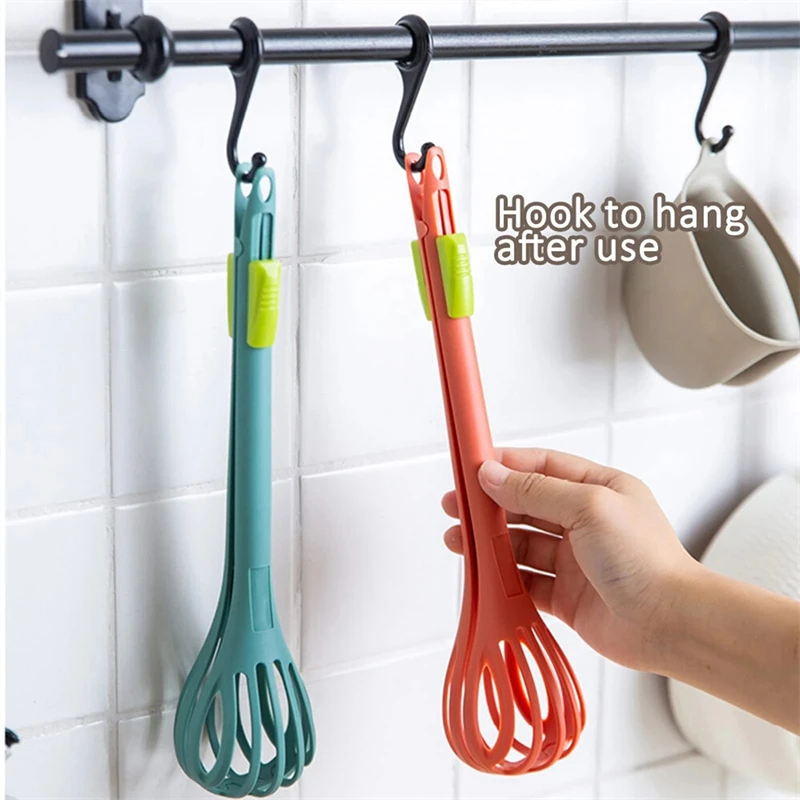 

Multifunctional Manual Egg Beater Food Clips Noodle Tongs Baking Cream Tool Kitchen Mixer Creative Salad Tool Kitchen Accessory