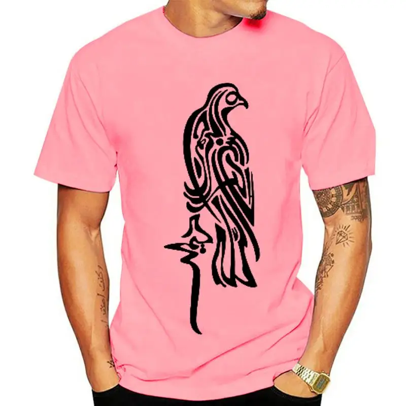 

Футболка муслиновая культура арабские черные птицы забавная Мужская футболка с круглым вырезом футболки с принтом хлопковые топы футболка...