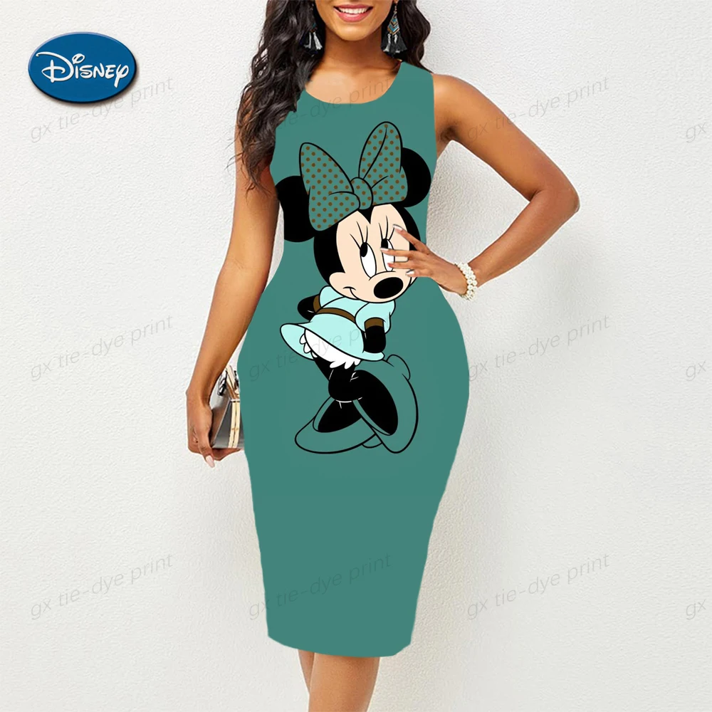 

Formal Occasion Dress 2023 New 3D Printing Disney Long Sling Dress Cute Sexy Party Dress Women Summer Skirt Slim Fit