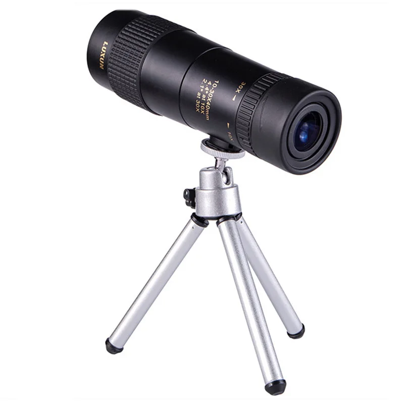 Монокуляр с 10-30-кратным увеличением мощный HD телескоп для концертов фотокамера