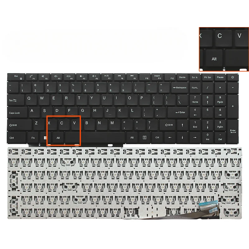 Клавиатура US для ноутбука Gateway GWNR71517 GWNC31514 ультратонкая фотография