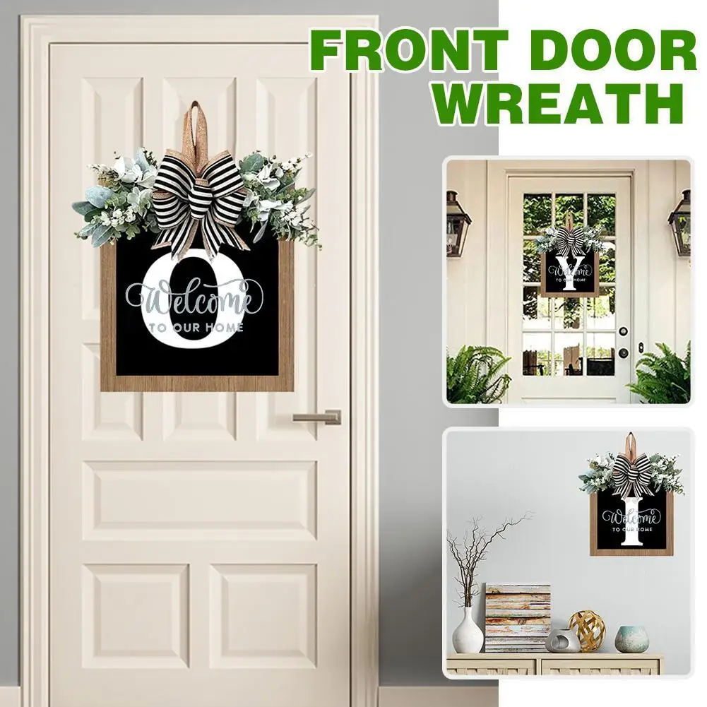 

Color Artificial Wreath Hanging Decor Spring/Summer Front Door Wreath Simulation Flower Wreath Decoration Windows Decoration