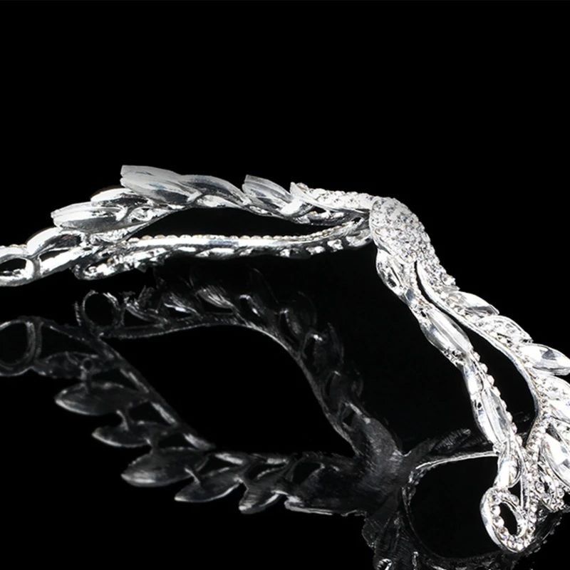 Блестящие головные уборы из сплава с кристаллами для маскарада танца живота