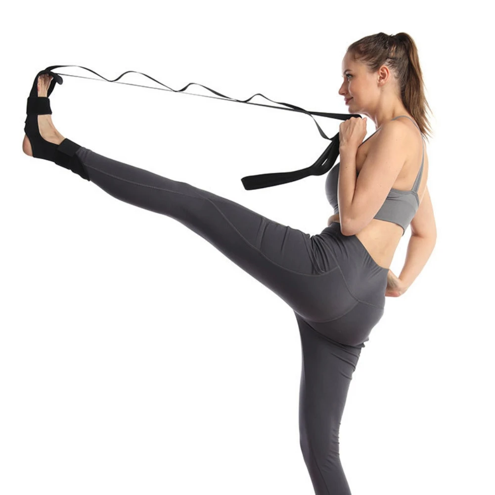 

Yoga Assisted Stretching Band Leg Slim Fitness Weight Loss Straps Gym Training Resistant Bands Legwarmers