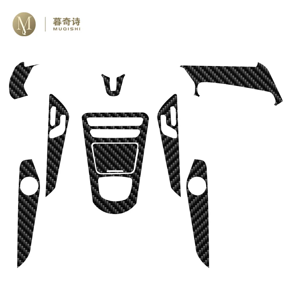 

PET 5D carbon fibre Film For Mercedes Benz N293 EQC 350 400 2020-2023Car interior Center console Anti scratch resist film screen