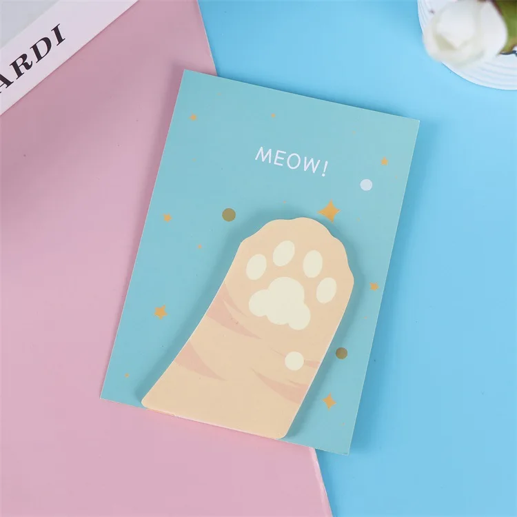 

Липкие заметки с кошачьей лапкой