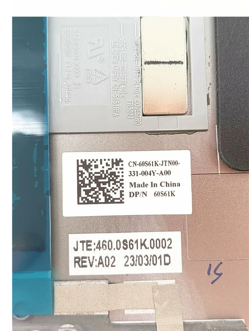 Новый чехол для задней панели ЖК-дисплея ноутбука Dell Latitude 7340 E7340 60S61K 460.0S61K.0002