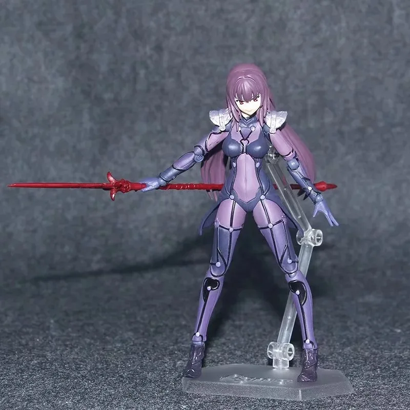 

15cm Fate Grand Order figma Scáthach Lancer joint movable Anime Action Figure PVC toys Collection figures for friends gifts