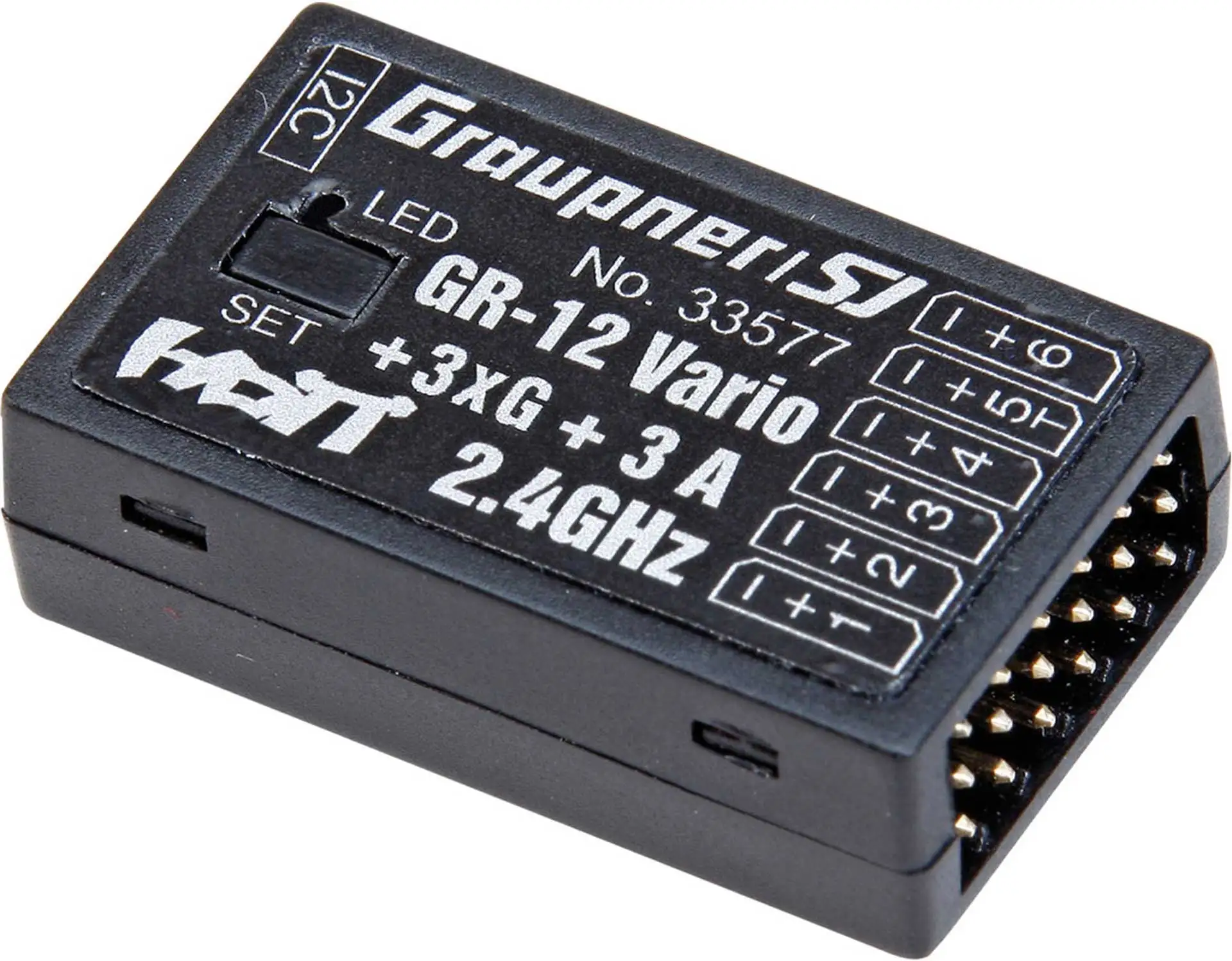 Смартфон Graupner GR-12 3xG + 3A 6 каналов 2 4 ГГц Полетный контроллер/Vario приемник гироскопа