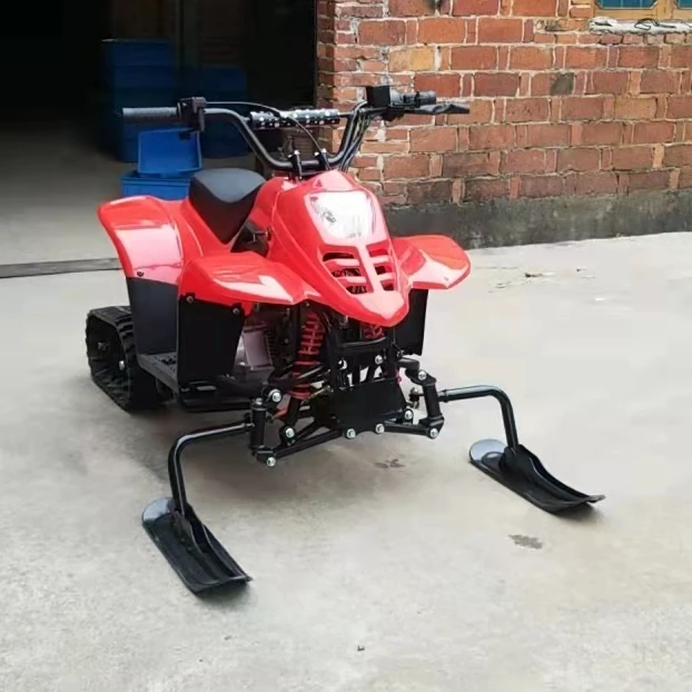 Взрослые катание на лыжах Топливные лыжи Автомобиль Направленные санки Снегоход