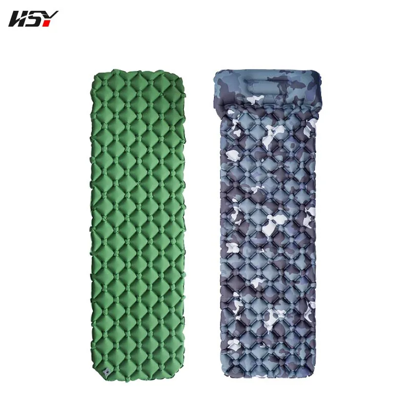 Надувной коврик для ног одинарный надувной из ТПУ ультратонкий портативный сна