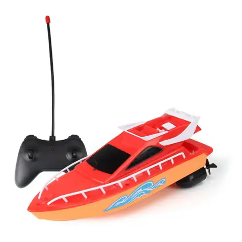 Игрушечный гоночный катер прочная водонепроницаемая радиоуправляемая лодка, игрушечная радиоуправляемая лодка, автомобиль, детская игрушка, подарок для детей на день рождения