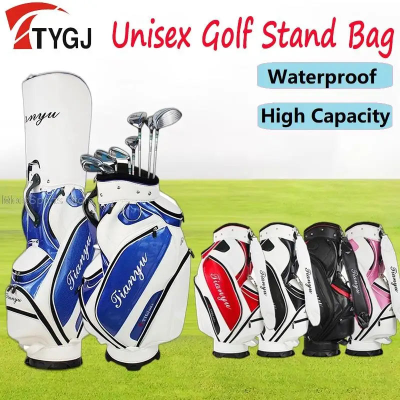 Ttygj Multifunctional Golf Bag Waterproof Standard Golf Bag Travel Aviation Bag Large Capacity Package Can Hold 14 Golf Clubs