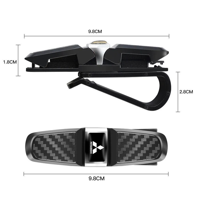 Зажим для хранения автомобильных очков из АБС-пластика зажим солнцезащитных