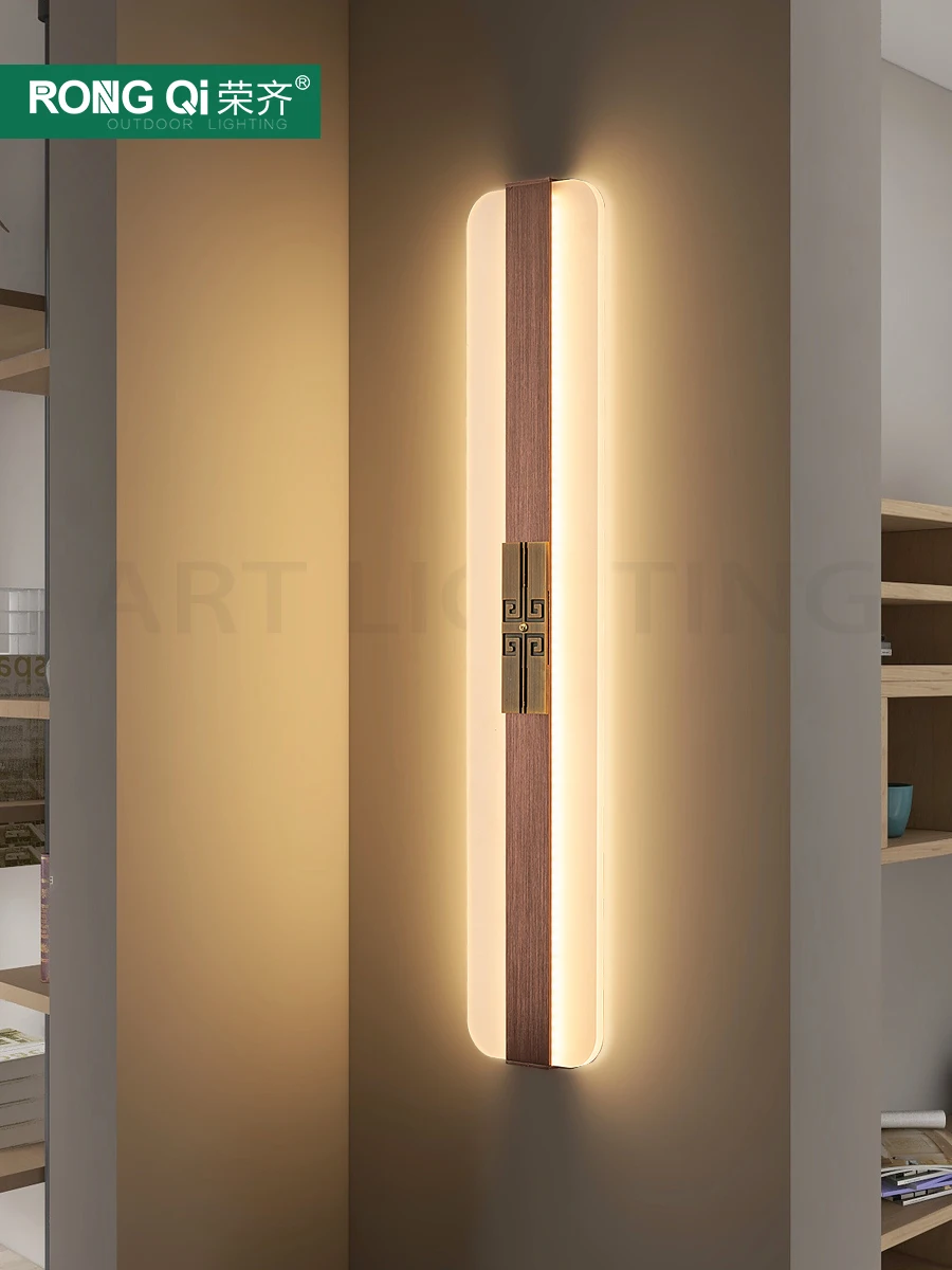 

YY Living Room Wall Lamp Minimalist Strip Led Personalized Bedroom Wall Lamp