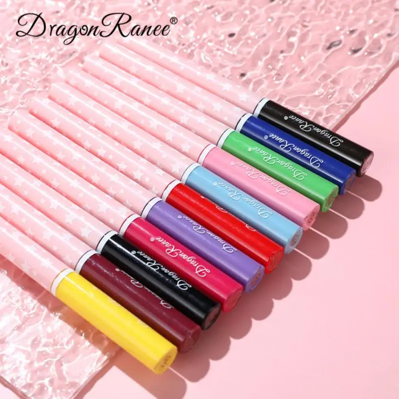 

Non-smudge Eyeliner Pen Liquid Eyeliner 12 Colors Sparkling Eyes Waterproof Eyeliner Ultra-fine Brush Colorful Eye Liner