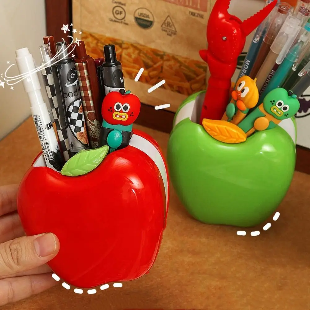 Кавайный держатель для карандашей в виде фруктов эстетическая пластиковая