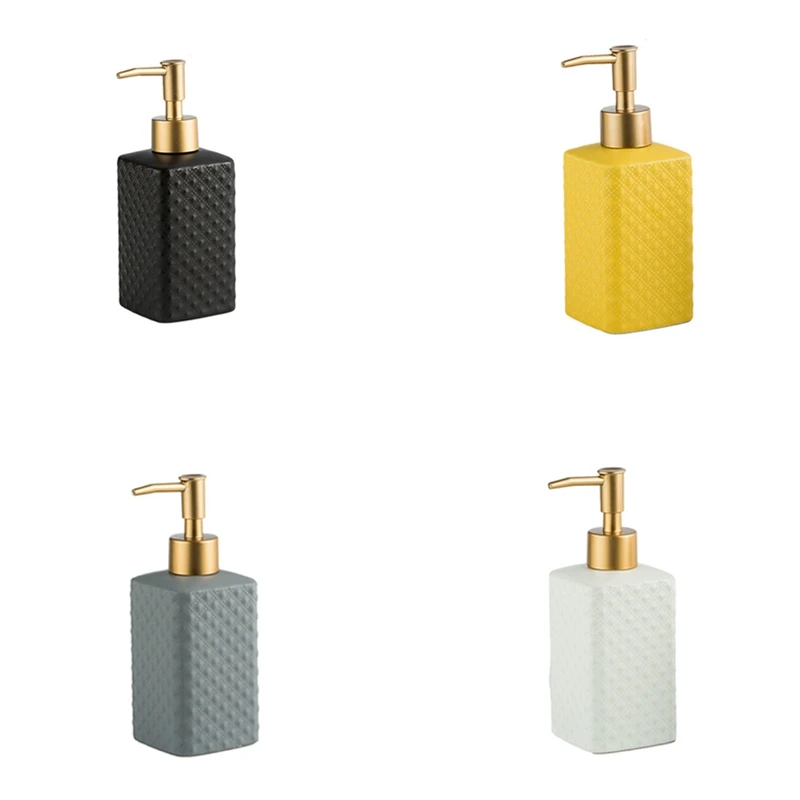 

Ceramic Soap Dispenser,Refillable Hand Wash Liquid Lotion,With Delicate Vintage Relief, For Bathroom Or Kitchen