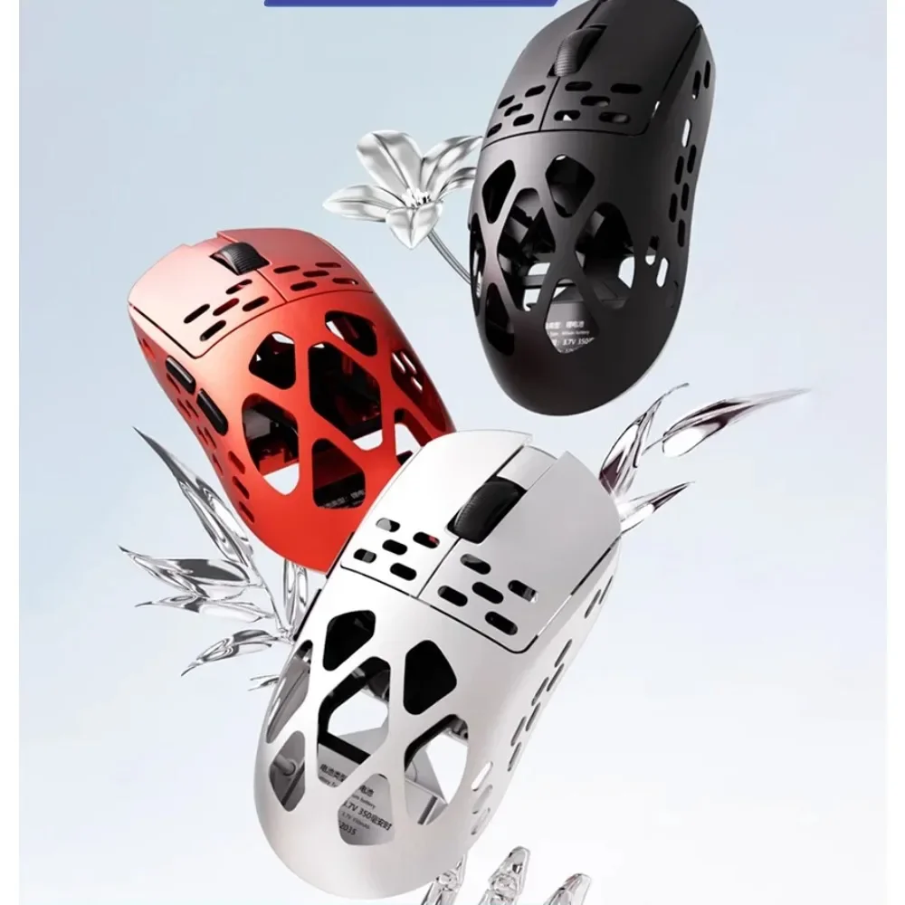 Игровая мышь AJAZZ AM3pro 8K из магниевого сплава со скелетом PAW3950APEX беспроводная