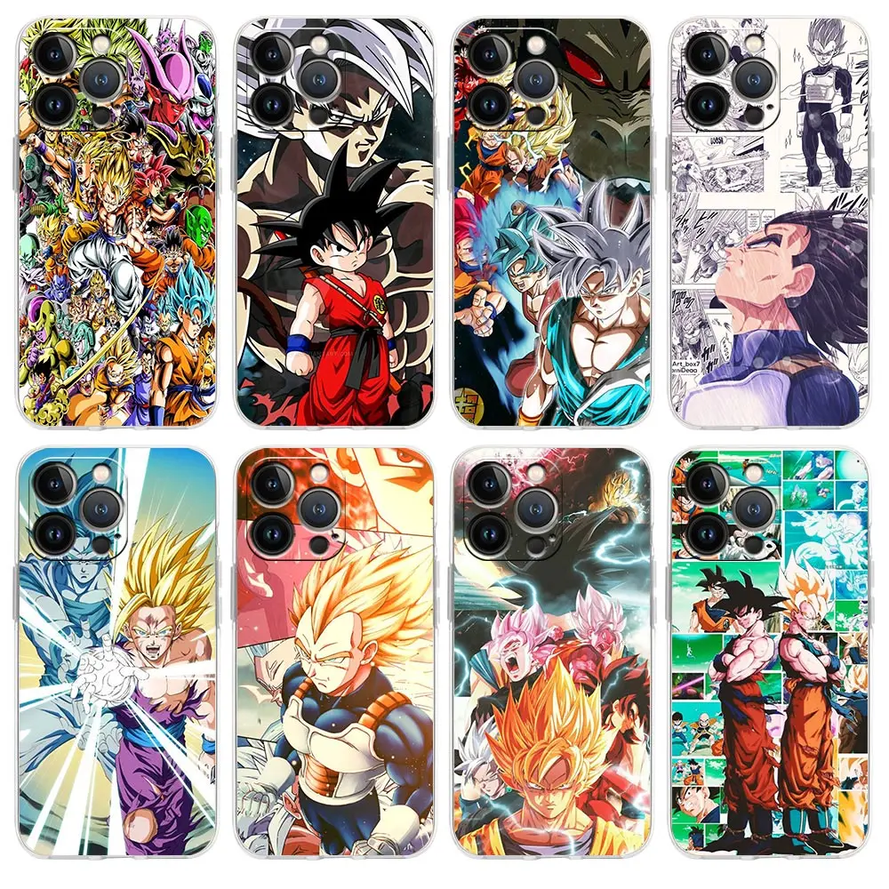 

Чехол Dragon Ball Z Super Saiyan для iPhone 13 12 Pro Max, мягкий чехол для iPhone 11 7 8 XR SE X XS 6 6S Plus 12 13 Mini