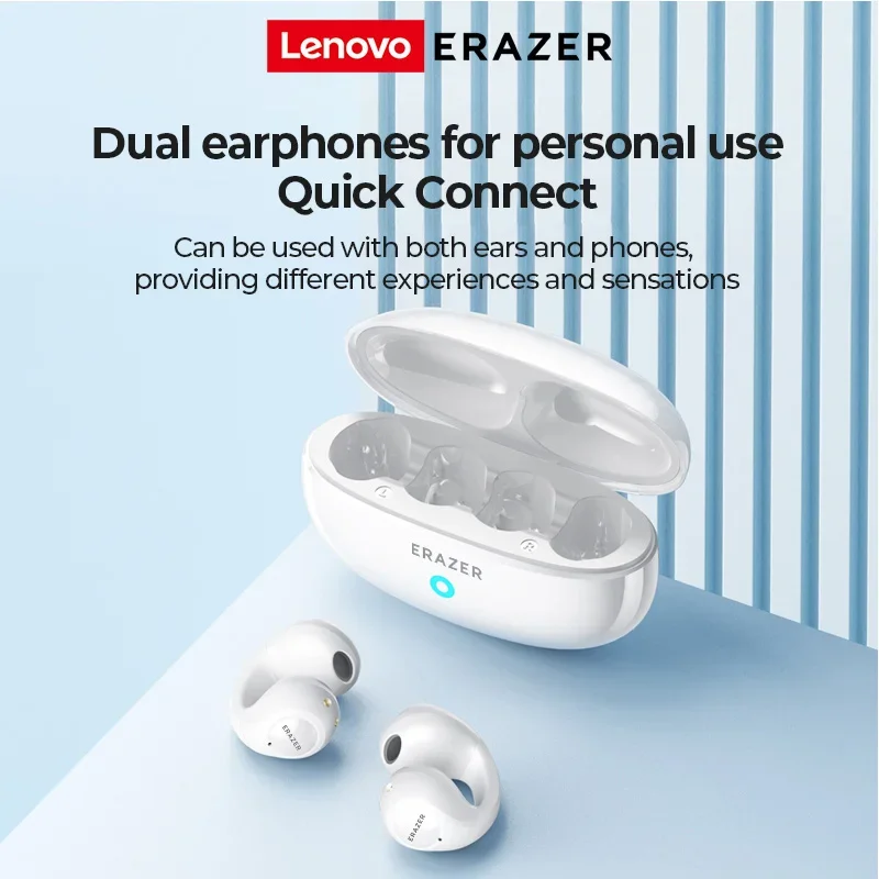 Фото ERAZER XT83 II TWS Беспроводные наушники Bluetooth 5,3 Наушники с зажимом для ушей Дизайн с сенсорным управлением HD Голосовые наушники Спортивная гарнитура 2023 №5