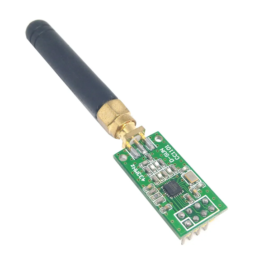 

CC1101 беспроводной трансивер 433 МГц + антенна SMA беспроводной модуль