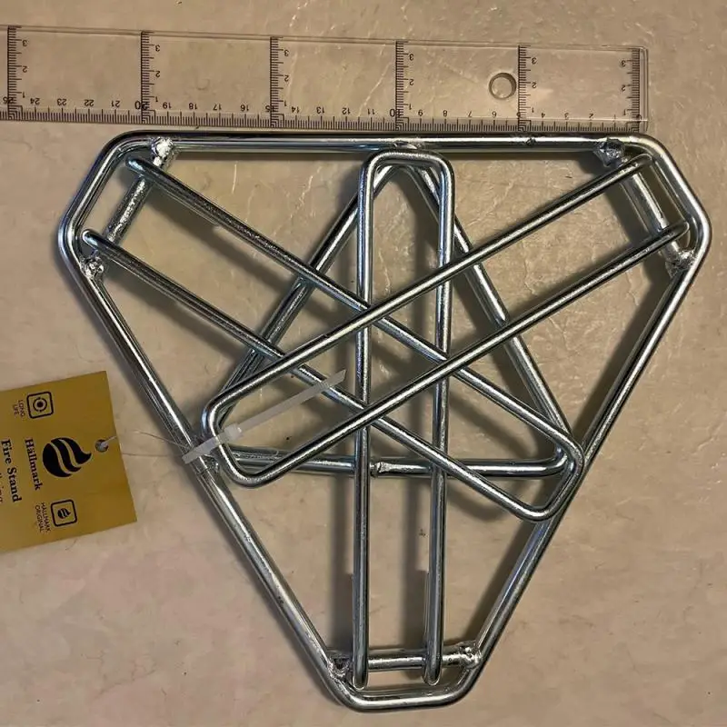 

Barbecue Rack Multifunctional Portable High-quality Collapsible Outdoor Camping Supplies Accessories Field Kitchen New Silvery